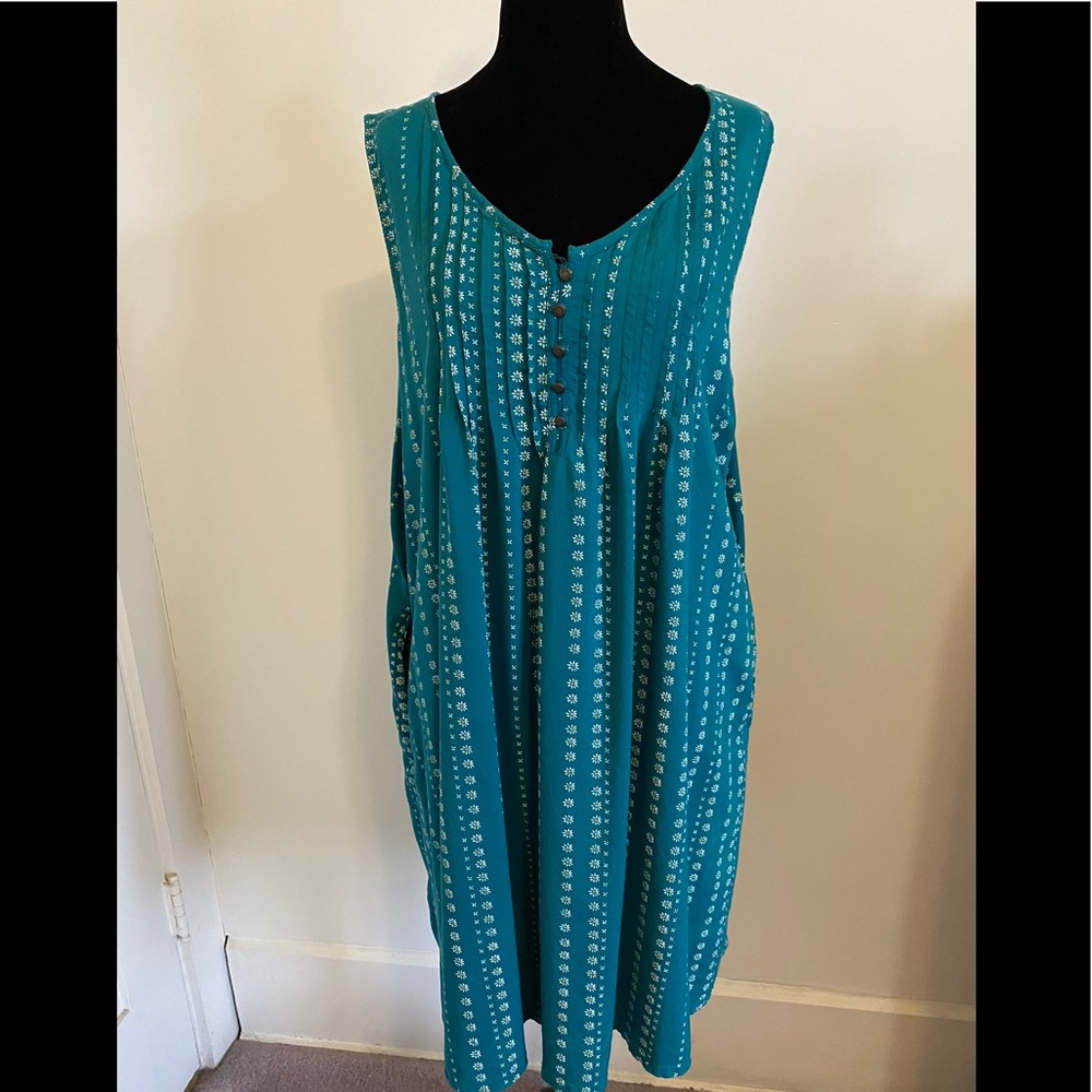Sonoma Goods for Life Pleated Smock Dress XL NWOT